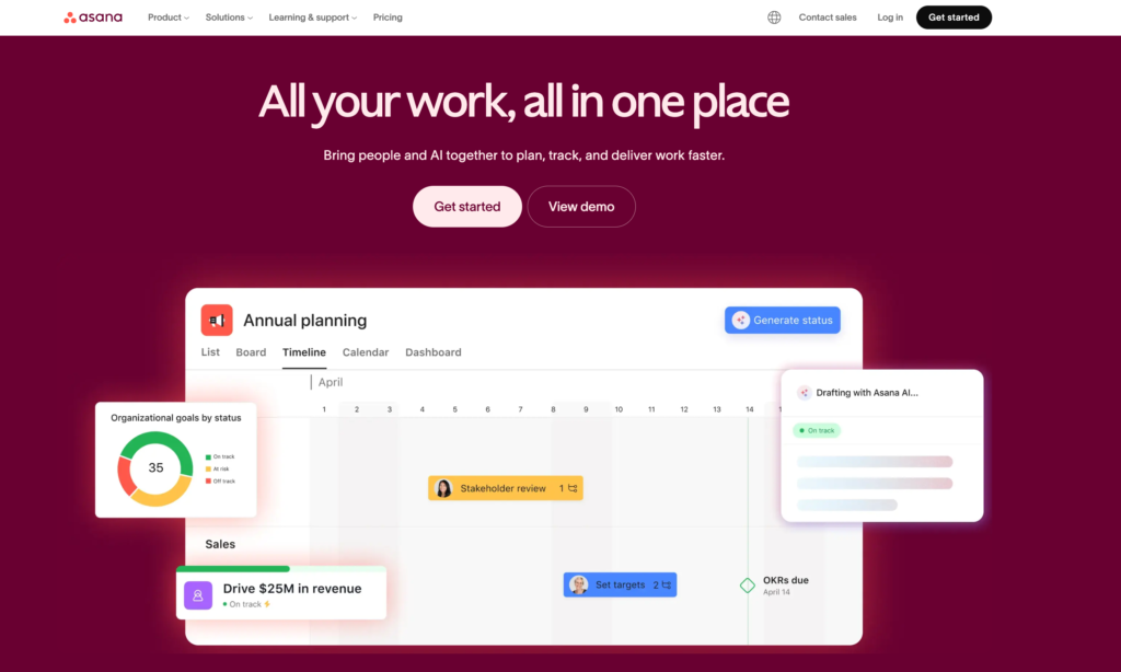 Free Project Management Tools for Small Teams (2026 Guide) Project Management Tool Asana
